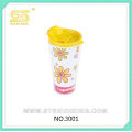 Cartoon pattern home use hot sealing cheap ps plastic cup for wholesale